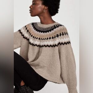 Zara oversize knit sweater size small